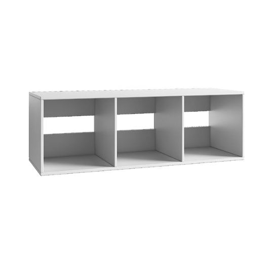 Storage with 3 horizontal compartments